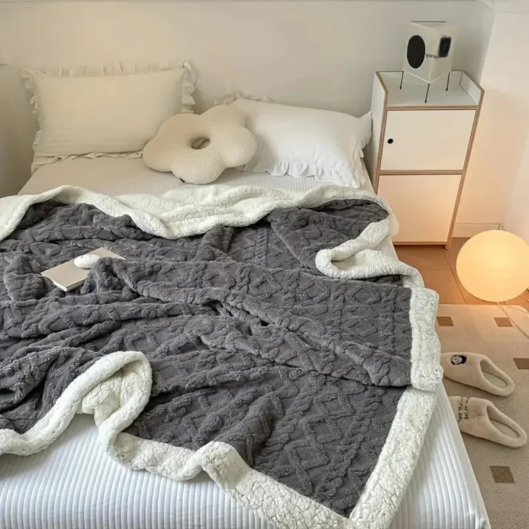 CloudSoft Sherpa Fleece Blanket