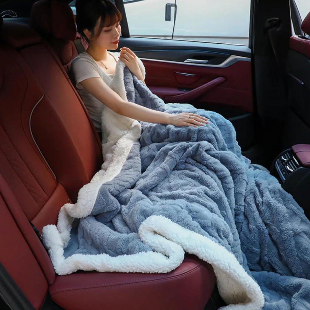 CloudSoft Sherpa Fleece Blanket
