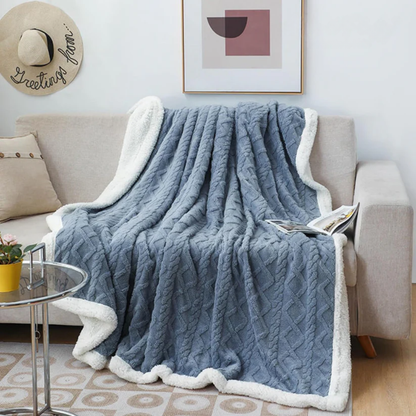 CloudSoft Sherpa Fleece Blanket
