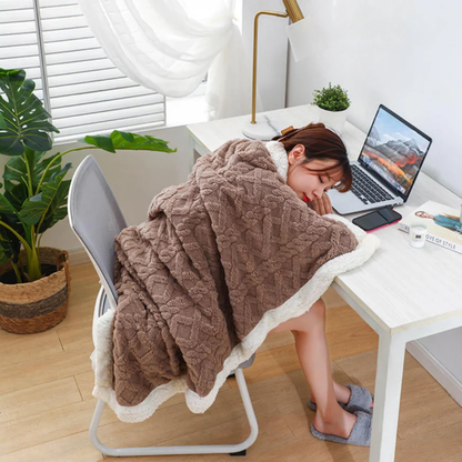 CloudSoft Sherpa Fleece Blanket