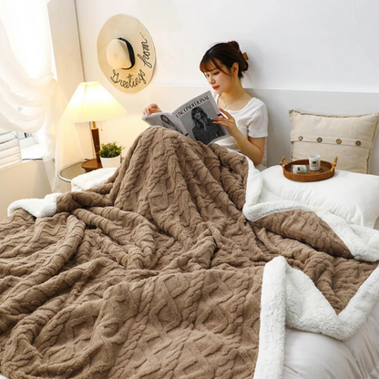 CloudSoft Sherpa Fleece Blanket