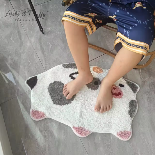 CloudFluff Cow Print Rug
