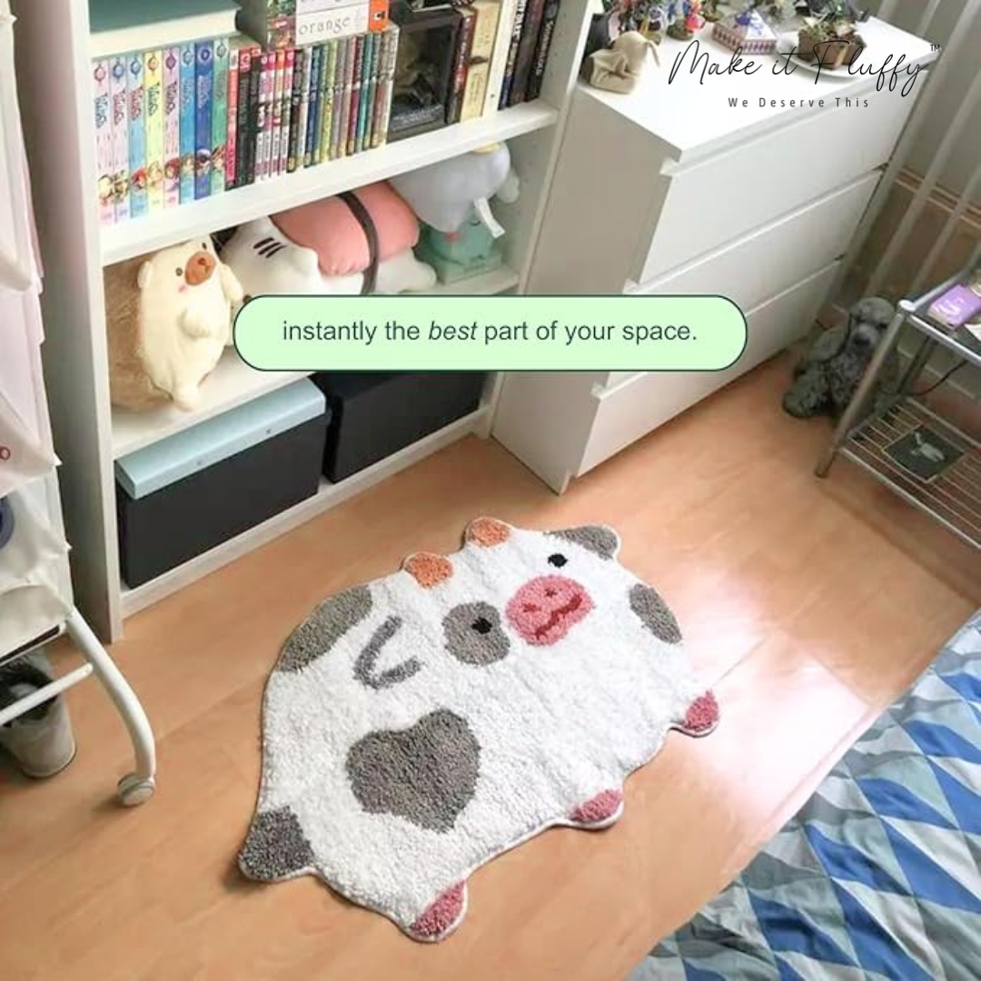 Cow Print Rug
