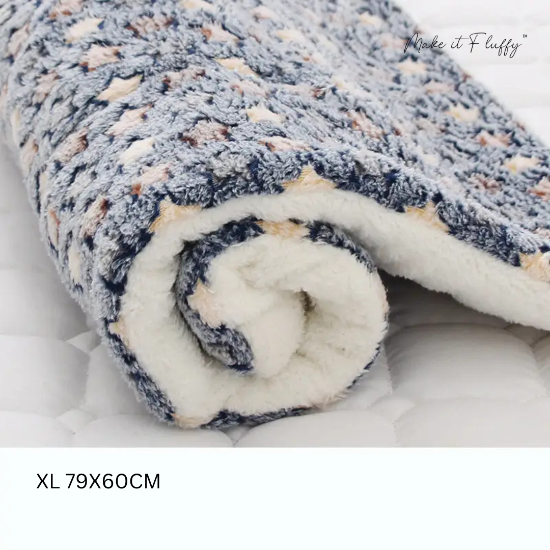 Cozy Calming Cat Blanket – Soft Plush Pet Comfort Throw