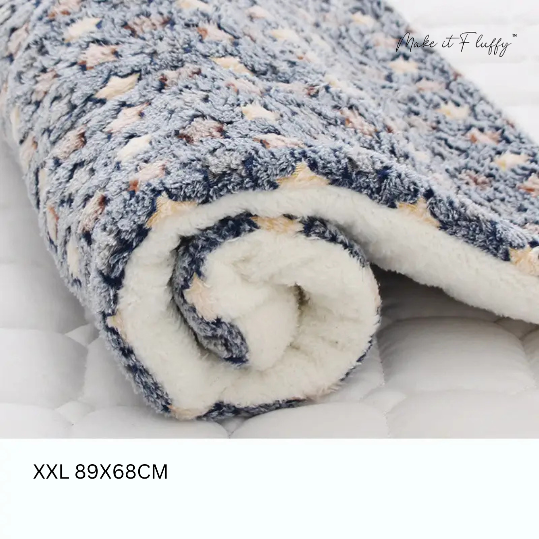 Cozy Calming Cat Blanket – Soft Plush Pet Comfort Throw