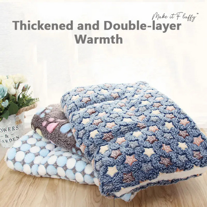 Cozy Calming Cat Blanket – Soft Plush Pet Comfort Throw
