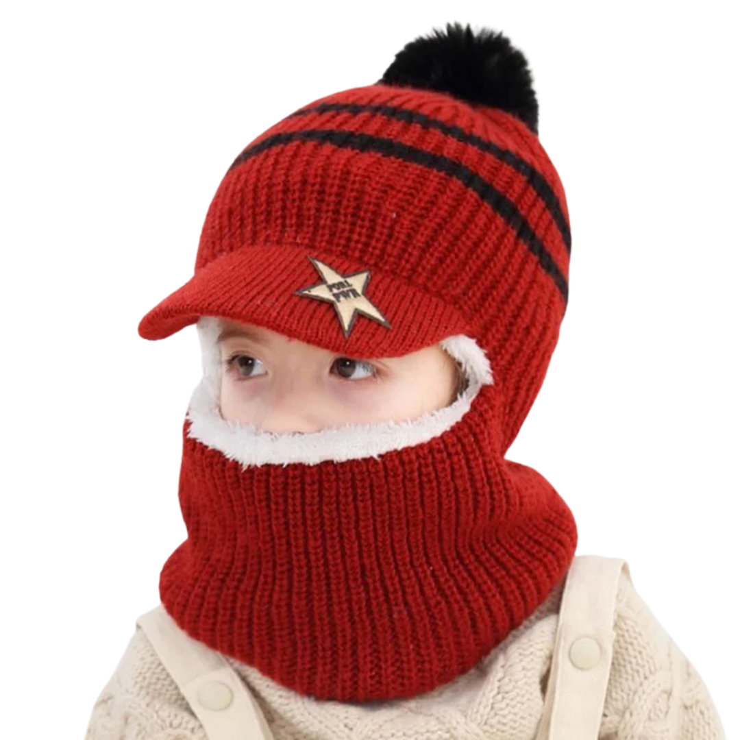 CubCozy Baby Knitted Ski Cap with Scarf