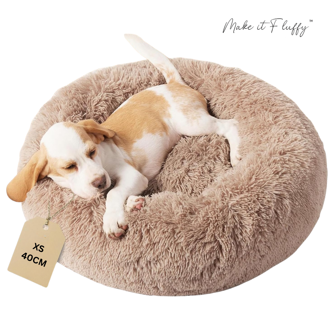 DreamNest Furry Friend Donut Bed