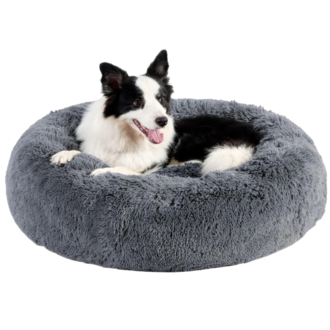 DreamNest Furry Friend Donut Bed