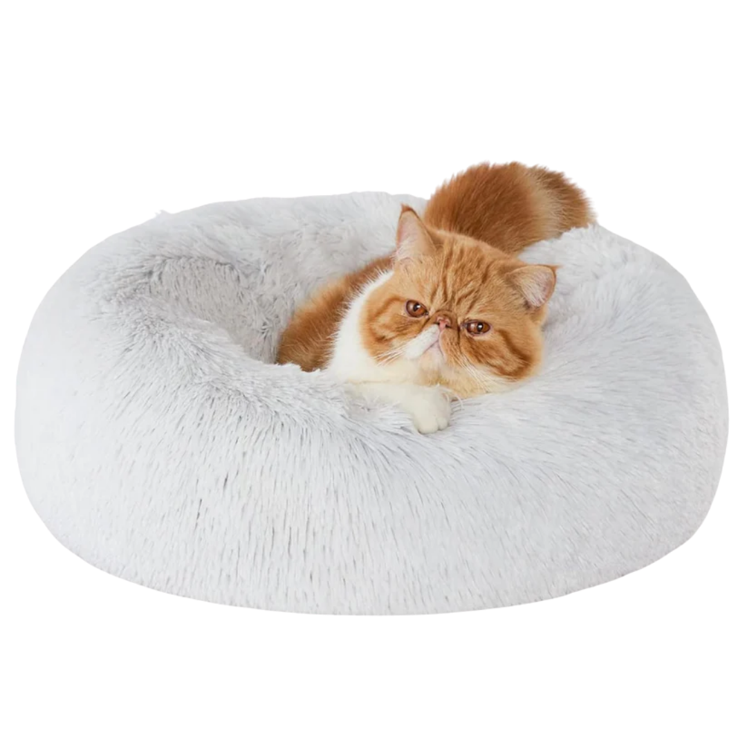 DreamNest Furry Friend Donut Bed