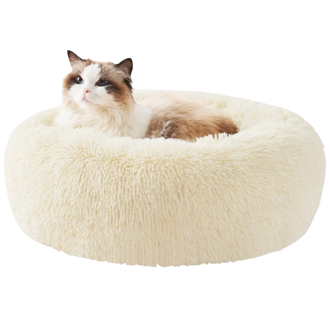 DreamNest Furry Friend Donut Bed