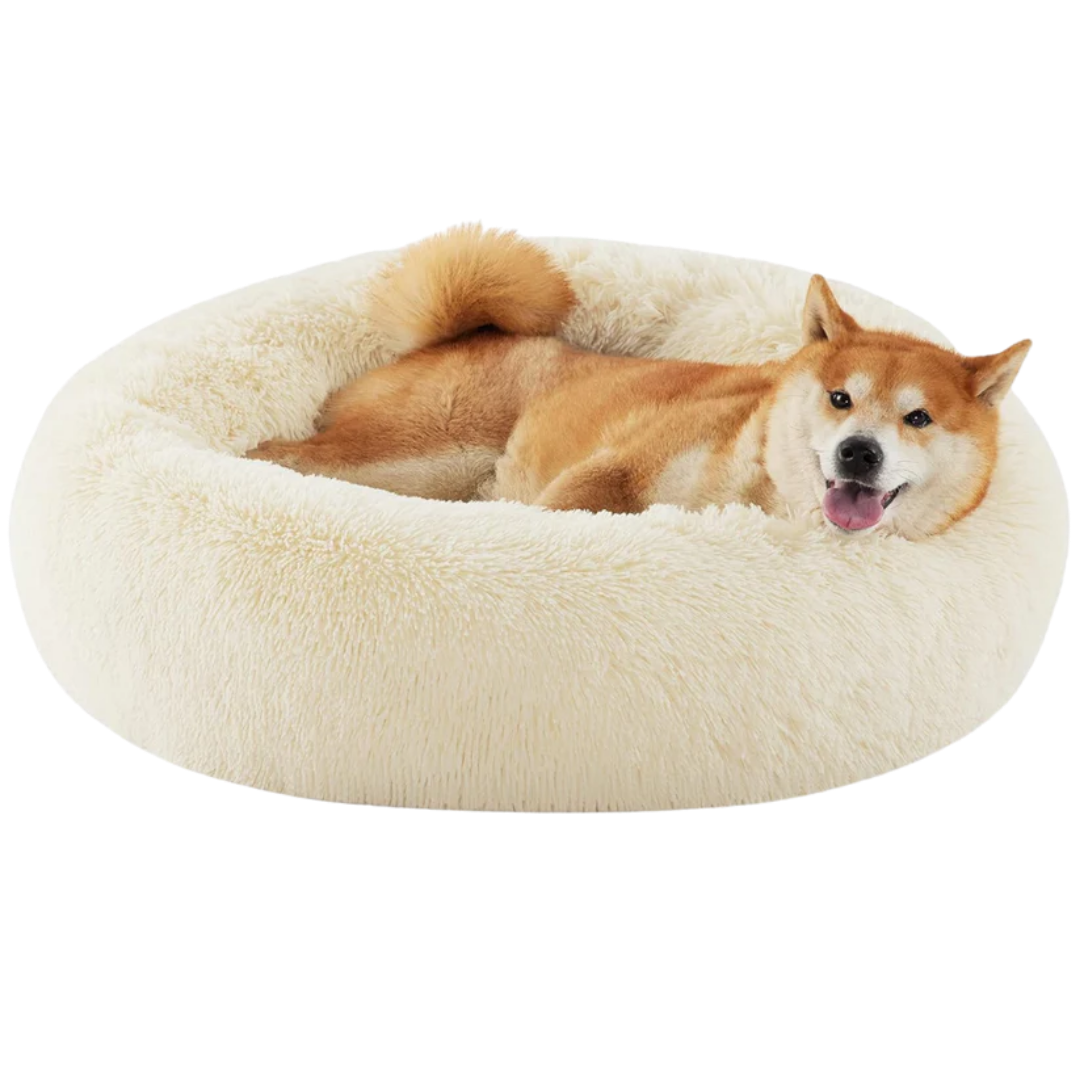 DreamNest Furry Friend Donut Bed