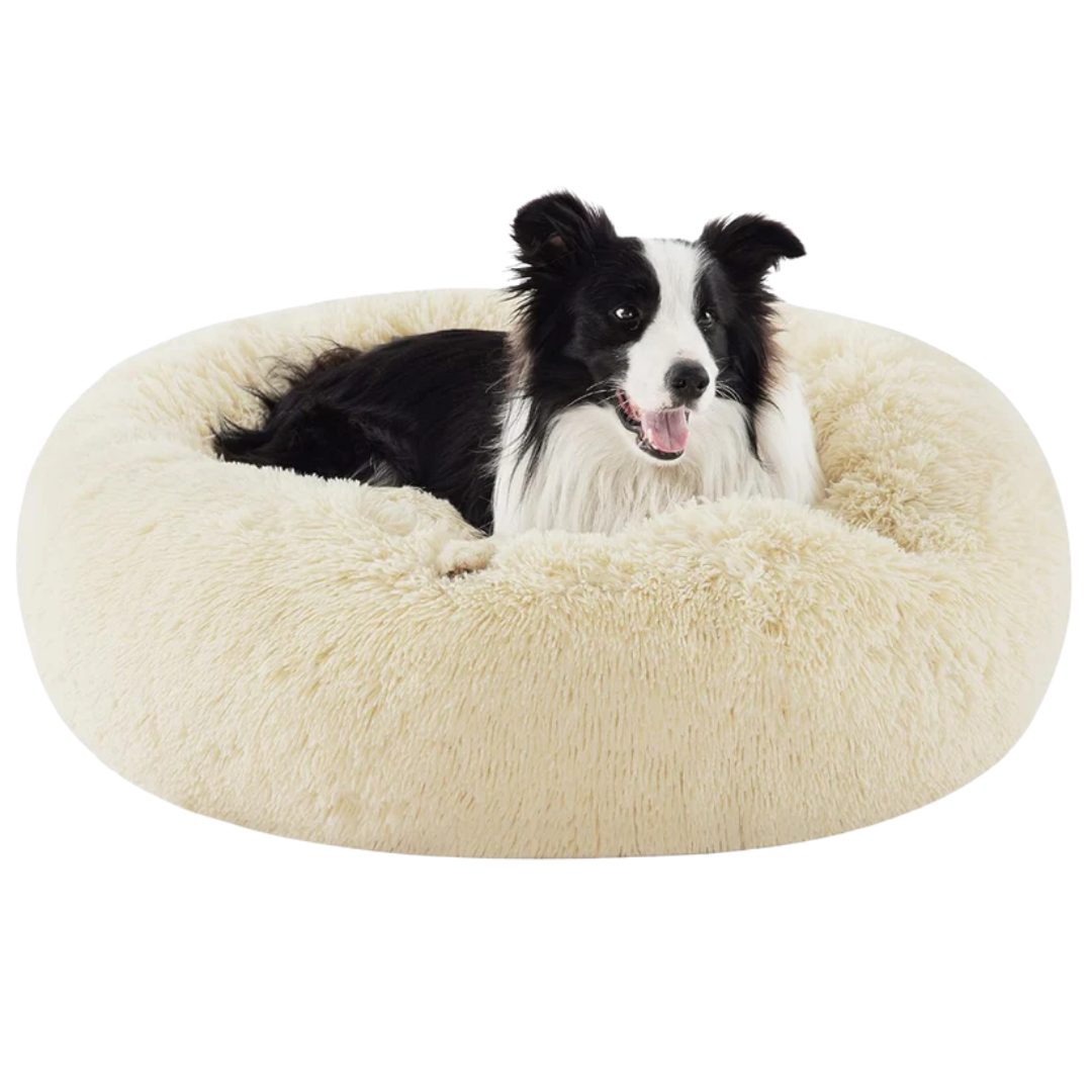 DreamNest Furry Friend Donut Bed