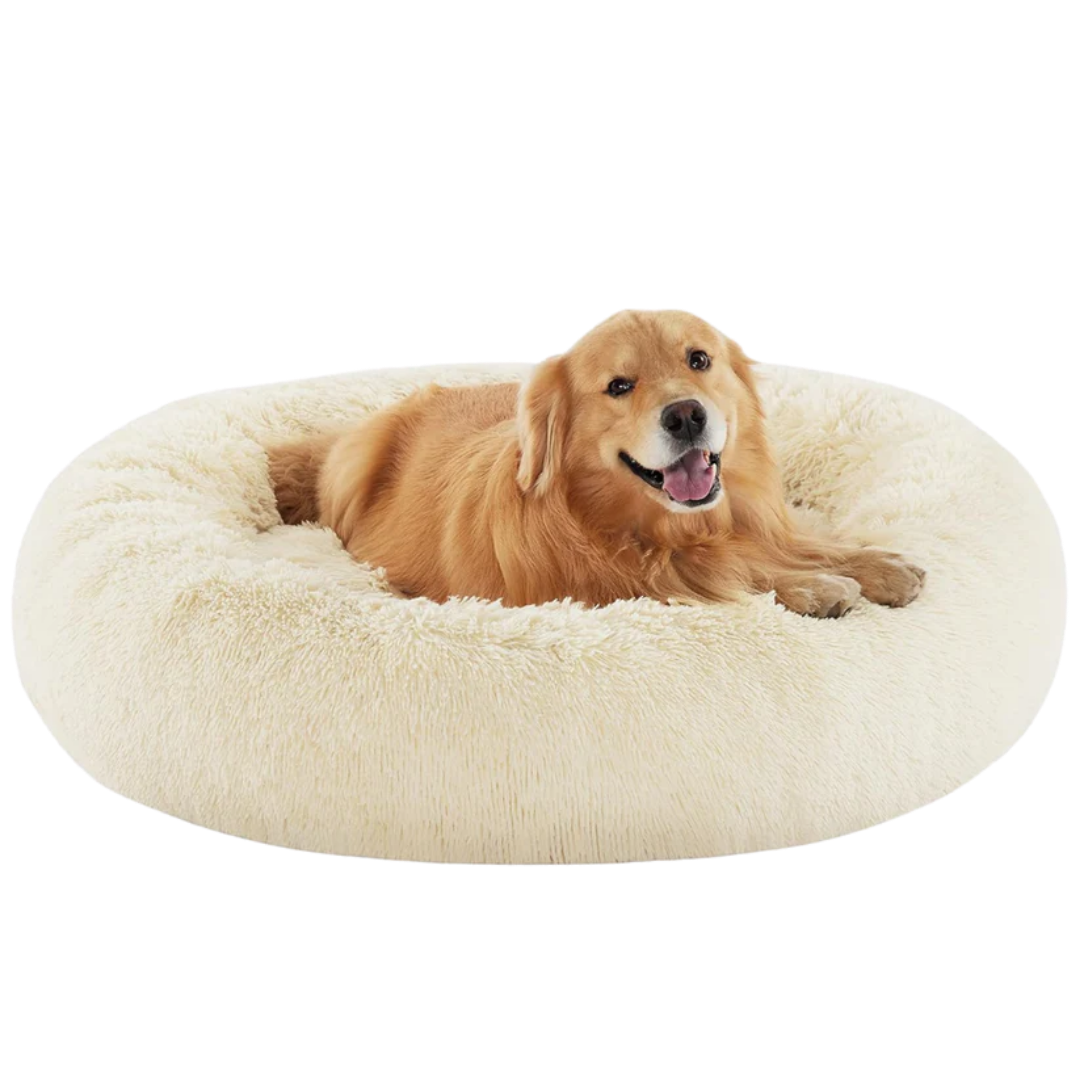DreamNest Furry Friend Donut Bed