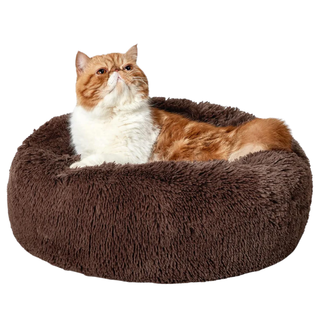 DreamNest Furry Friend Donut Bed