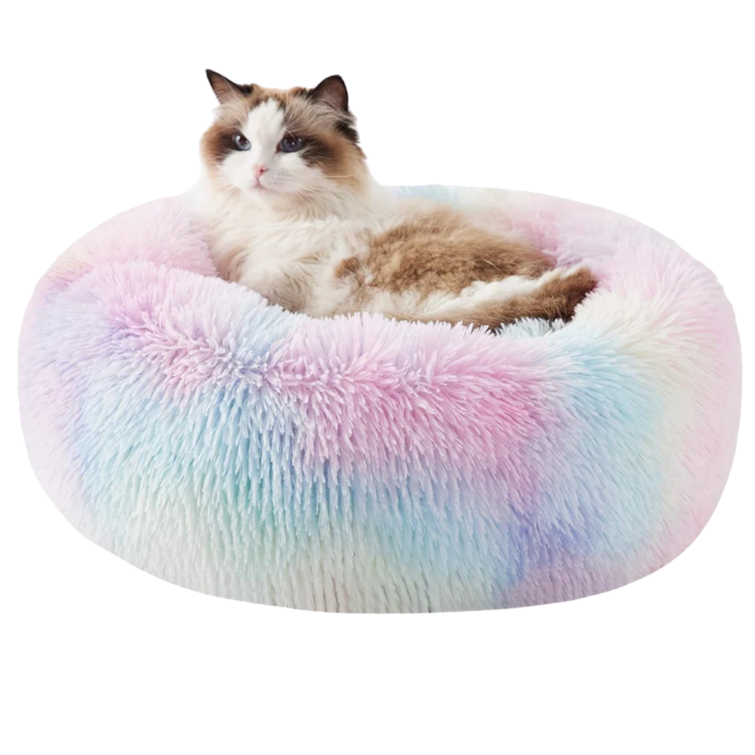 DreamNest Furry Friend Donut Bed