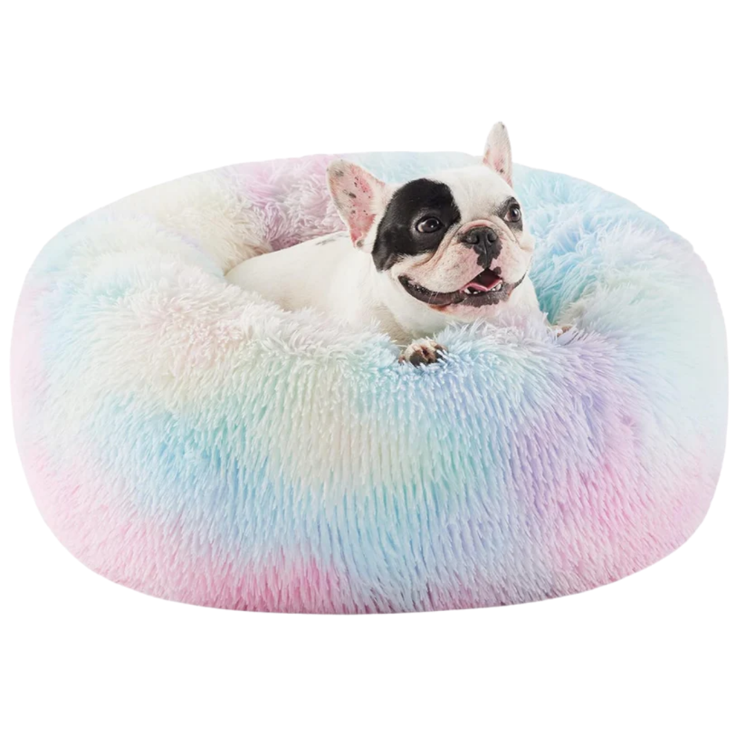 DreamNest Furry Friend Donut Bed