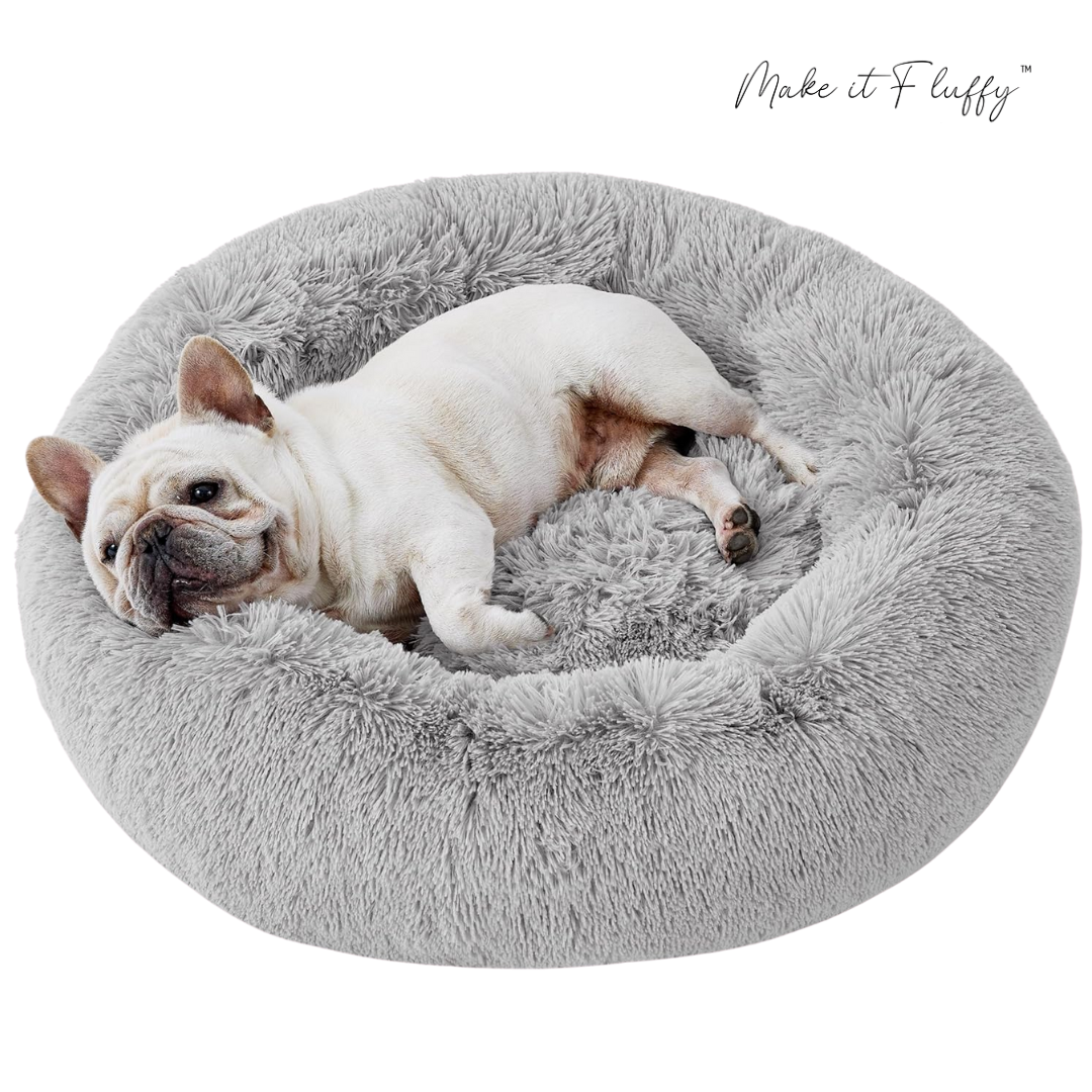 DreamNest Furry Friend Donut Bed