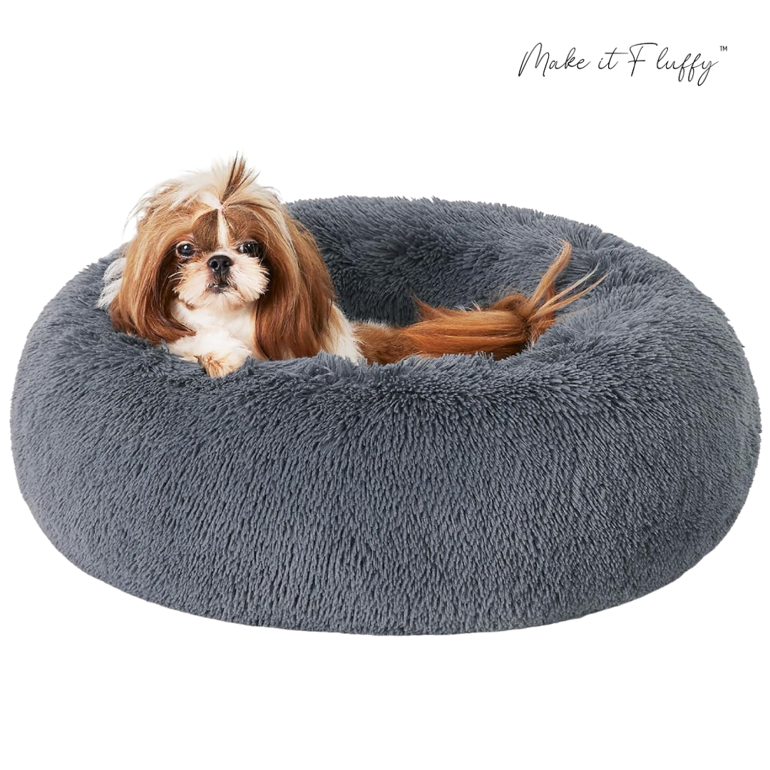 DreamNest Furry Friend Donut Bed