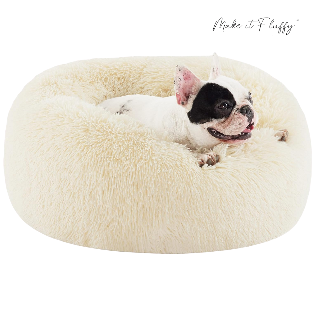 DreamNest Furry Friend Donut Bed