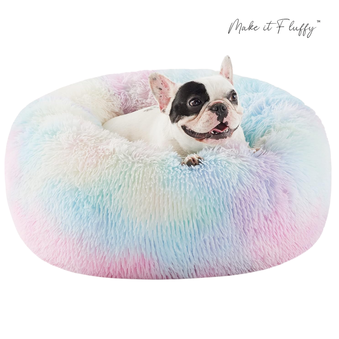 DreamNest Furry Friend Donut Bed