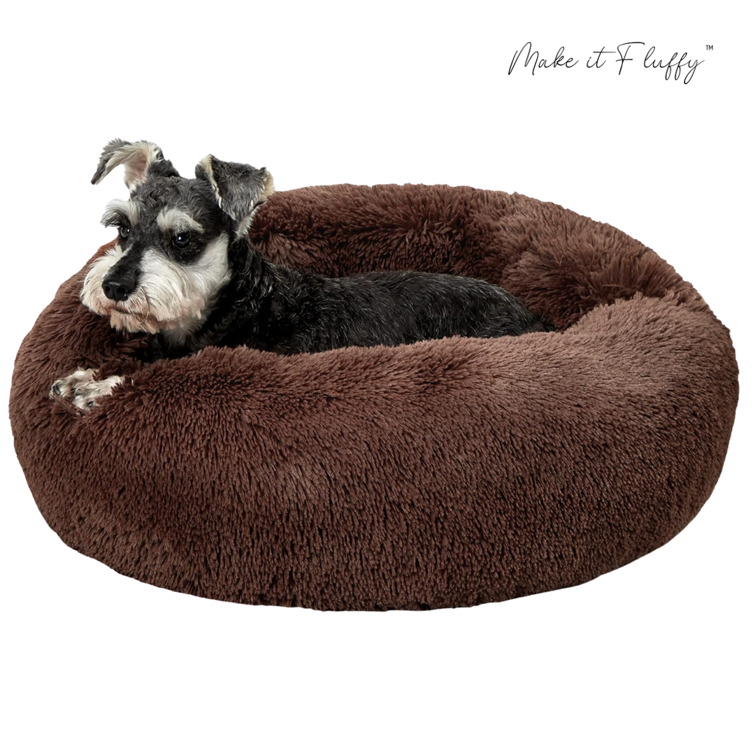 DreamNest Furry Friend Donut Bed
