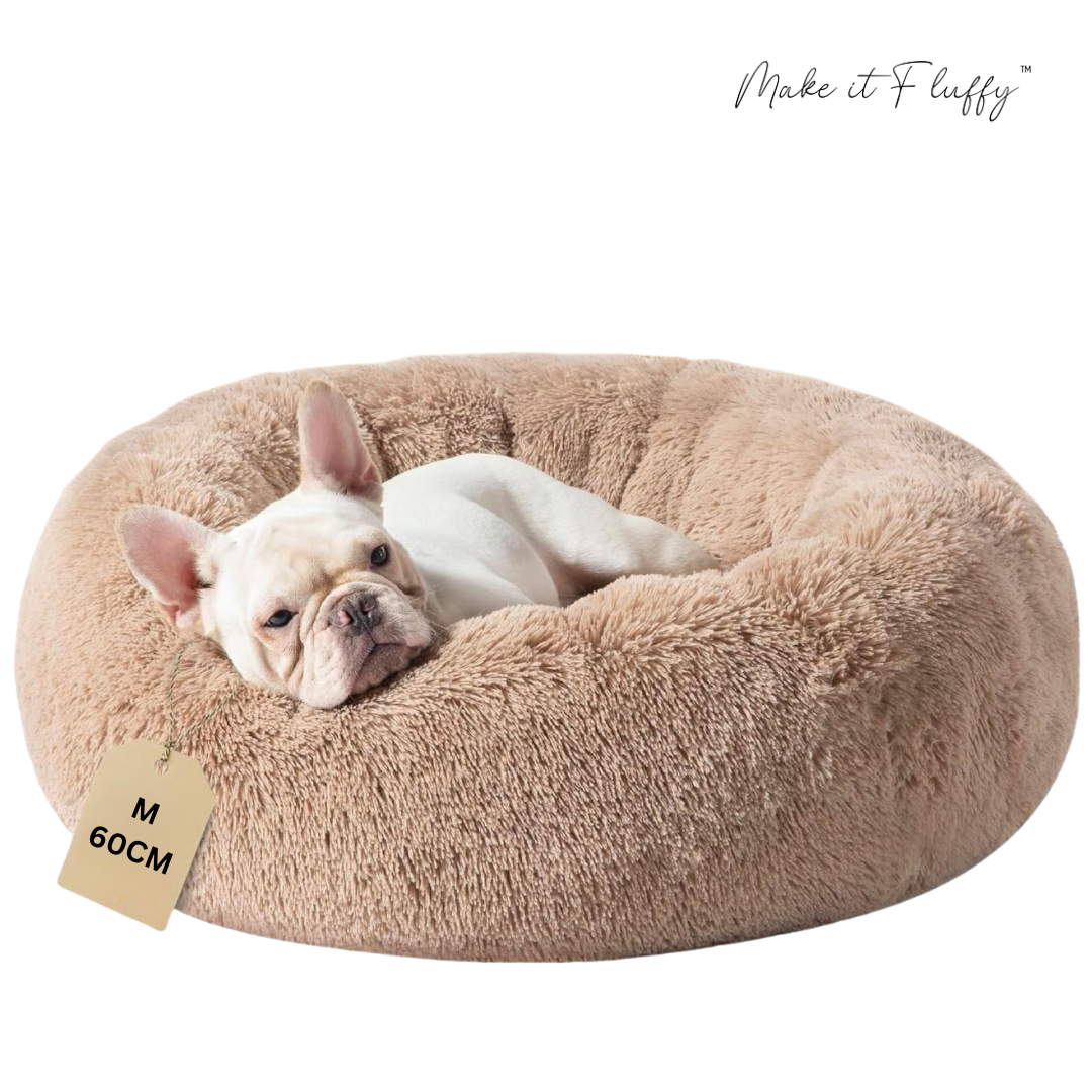 DreamNest Furry Friend Donut Bed