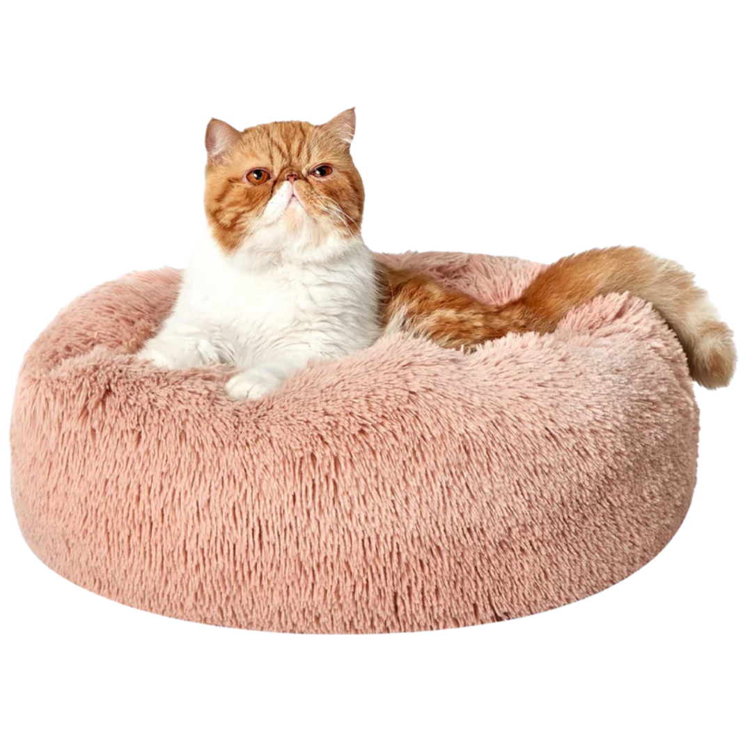 DreamNest Furry Friend Donut Bed