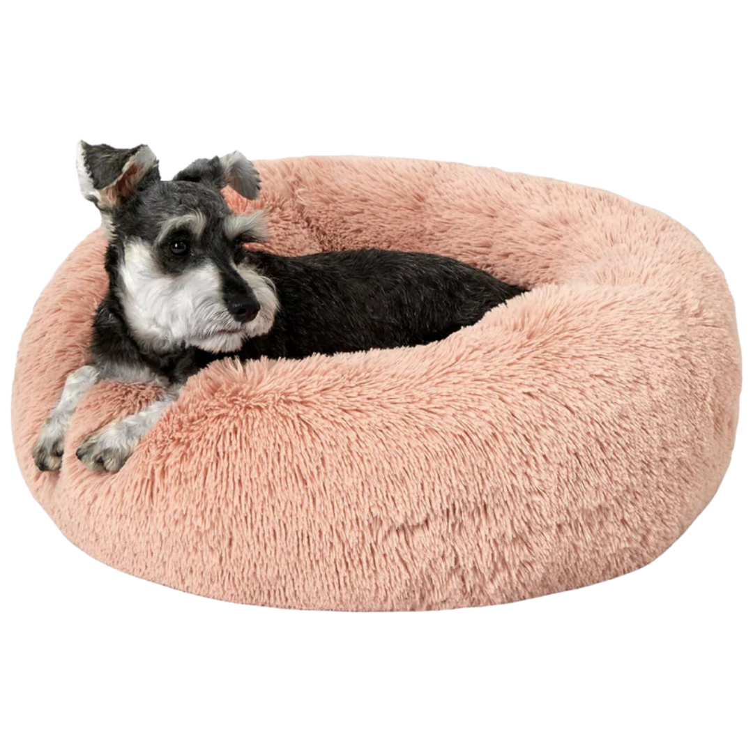 DreamNest Furry Friend Donut Bed