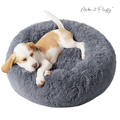 DreamNest Furry Friend Donut Bed