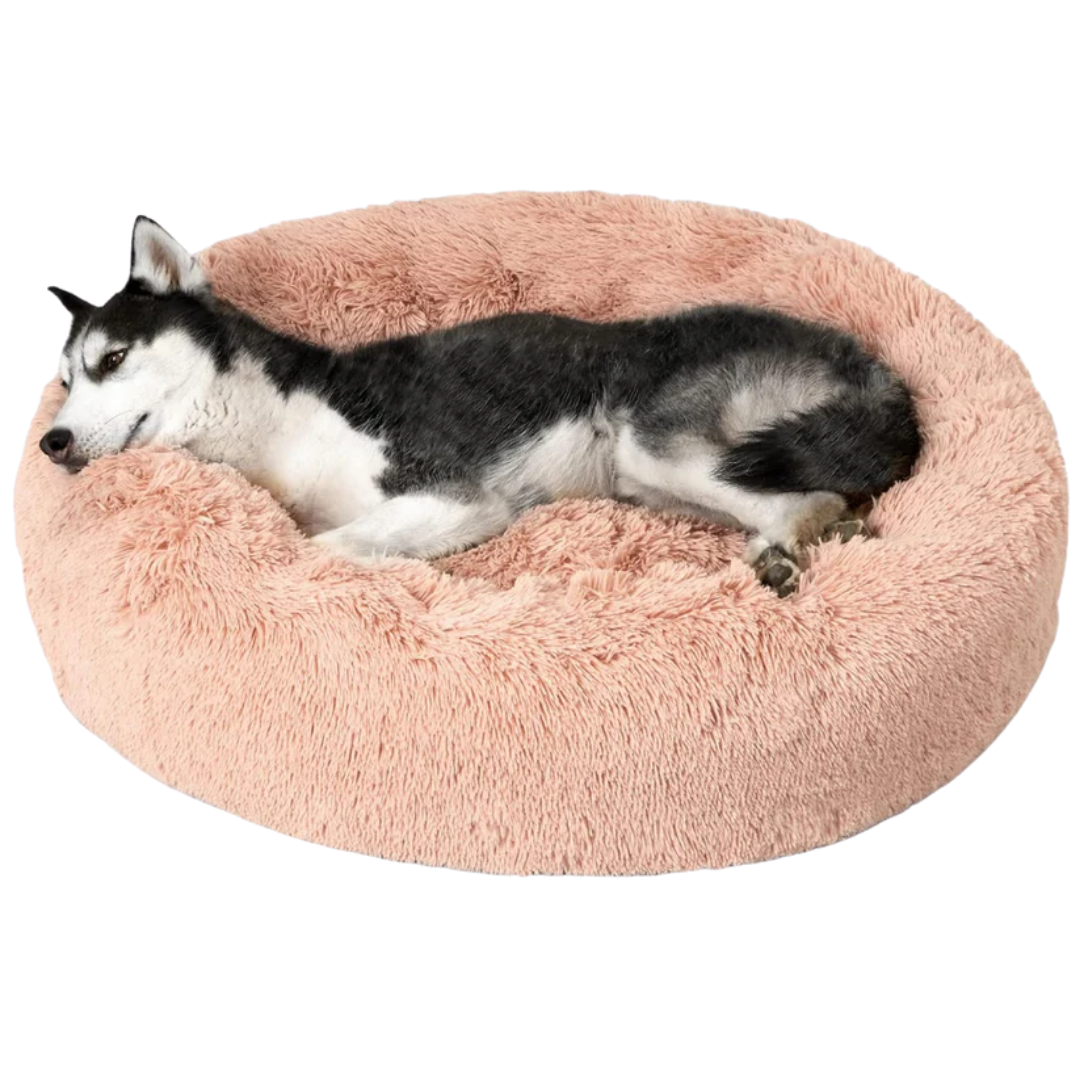 DreamNest Furry Friend Donut Bed