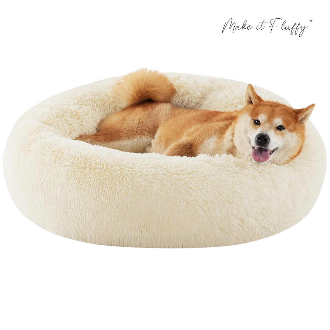 DreamNest Furry Friend Donut Bed