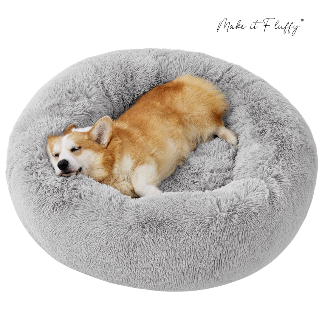 DreamNest Furry Friend Donut Bed