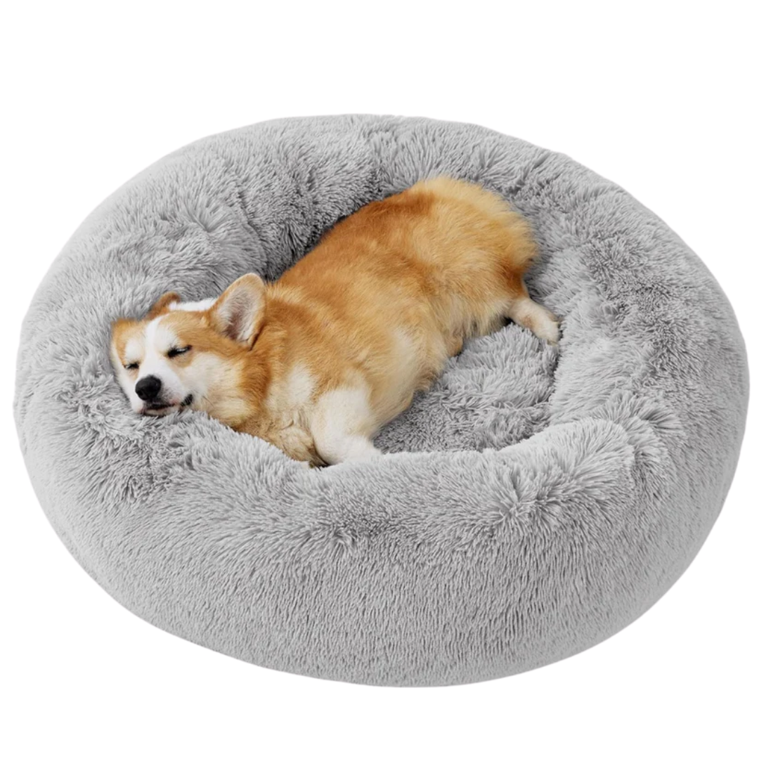 DreamNest Furry Friend Donut Bed