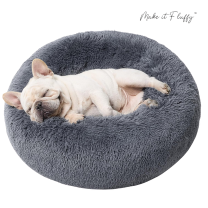 DreamNest Furry Friend Donut Bed