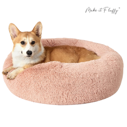 DreamNest Furry Friend Donut Bed