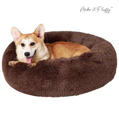 DreamNest Furry Friend Donut Bed