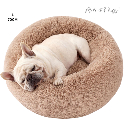 DreamNest Furry Friend Donut Bed