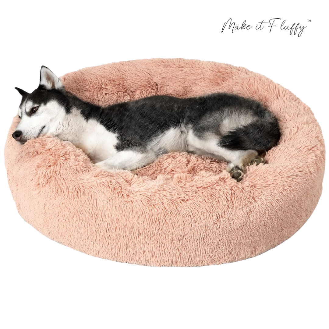 DreamNest Furry Friend Donut Bed