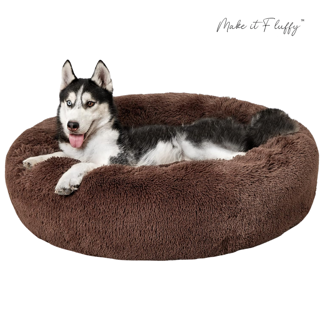 DreamNest Furry Friend Donut Bed