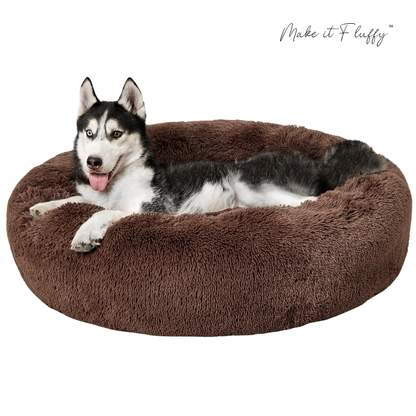 DreamNest Furry Friend Donut Bed