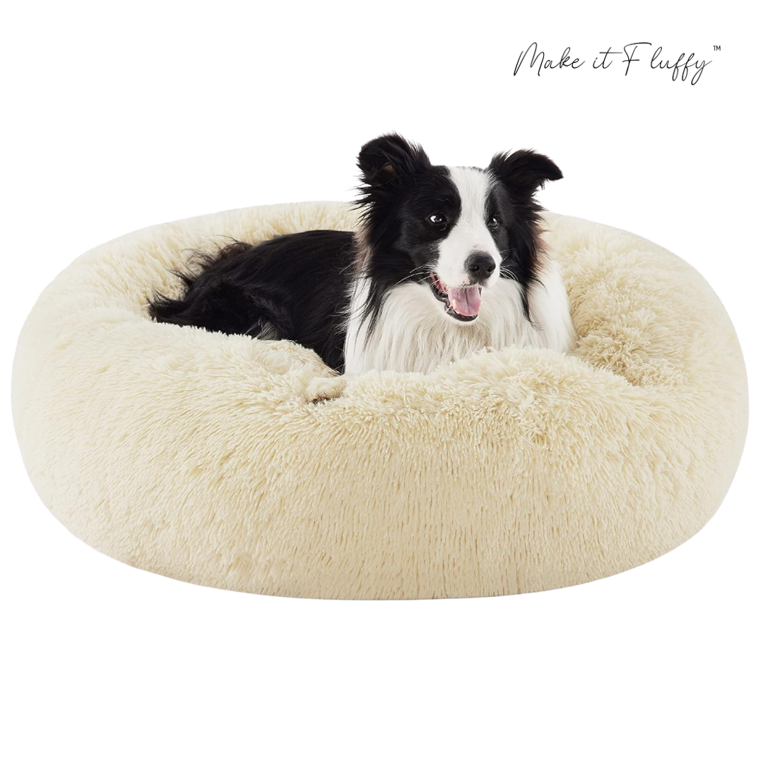 DreamNest Furry Friend Donut Bed