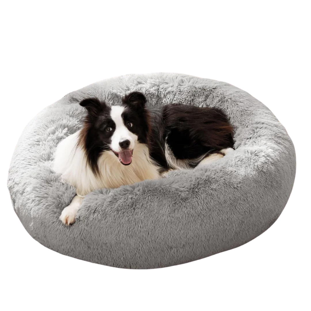 DreamNest Furry Friend Donut Bed
