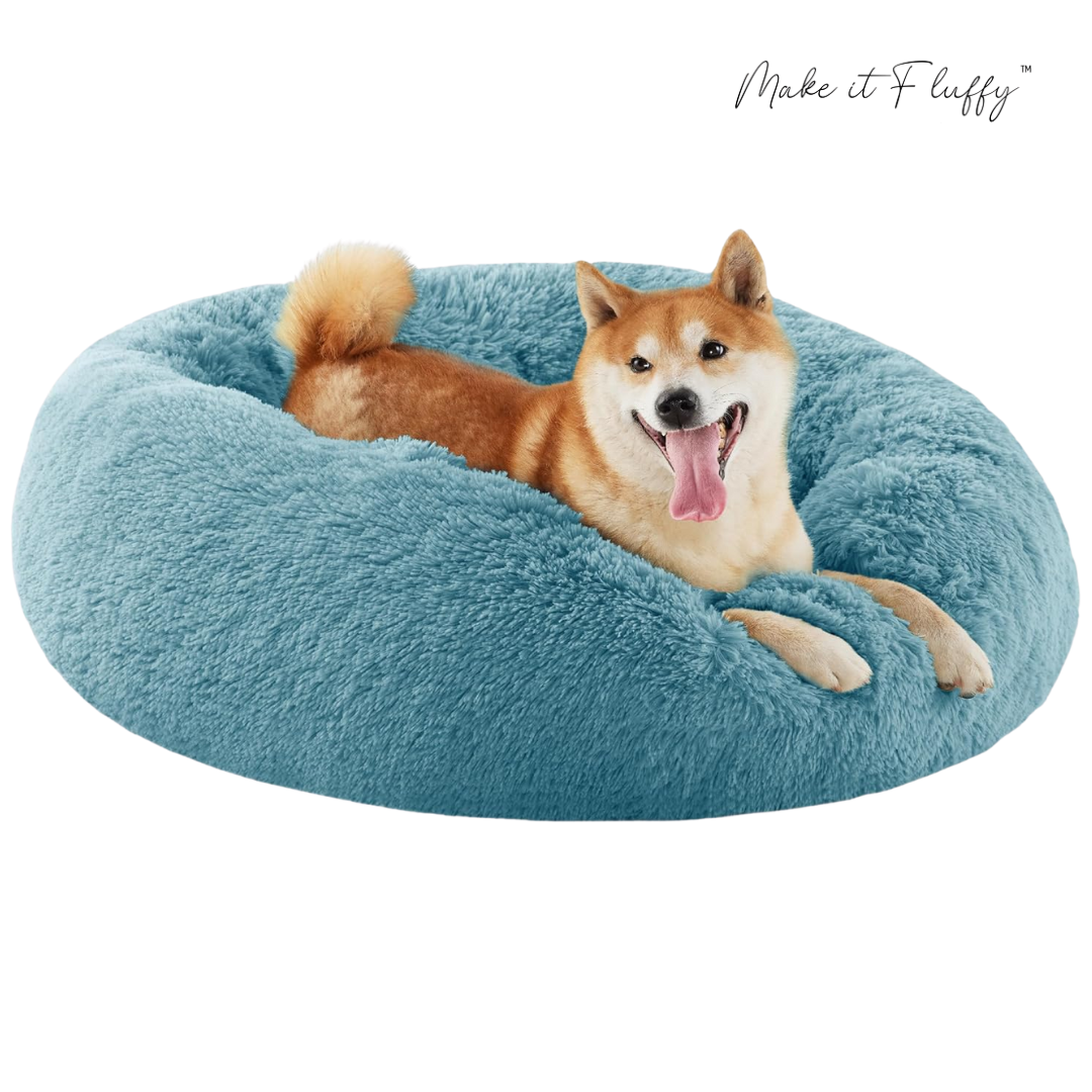 DreamNest Furry Friend Donut Bed