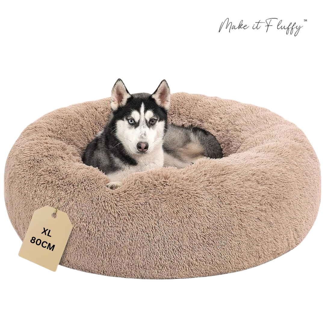 DreamNest Furry Friend Donut Bed