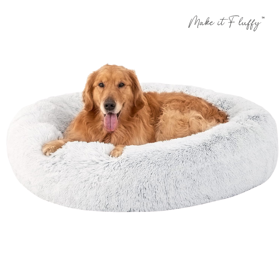 DreamNest Furry Friend Donut Bed
