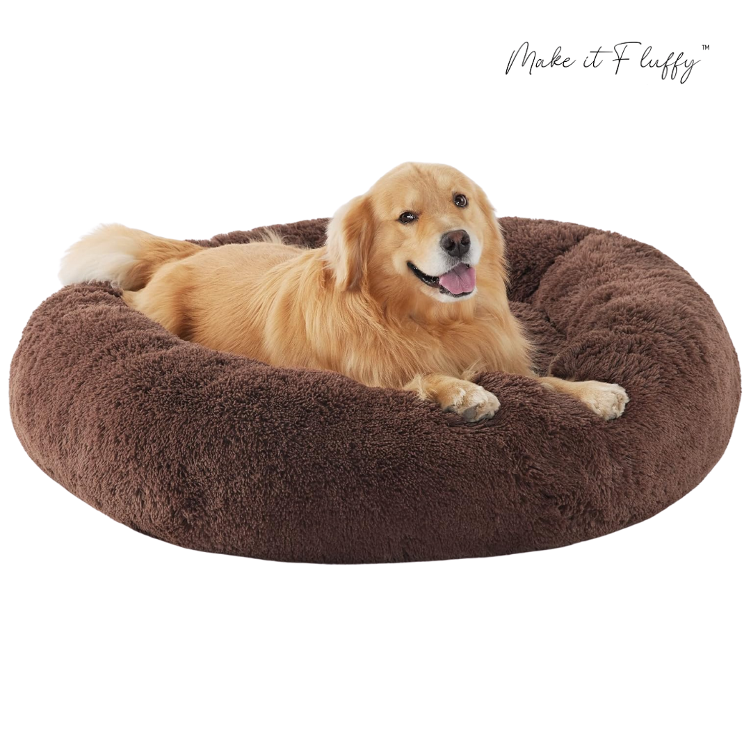 DreamNest Furry Friend Donut Bed