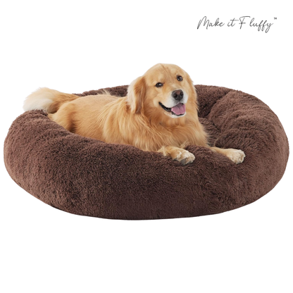DreamNest Furry Friend Donut Bed