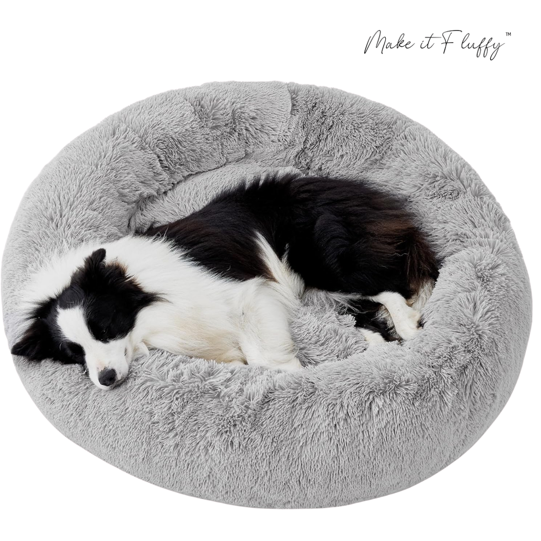 DreamNest Furry Friend Donut Bed