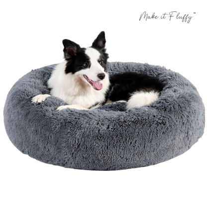 DreamNest Furry Friend Donut Bed